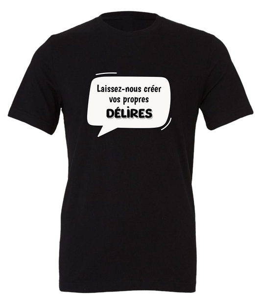 T-shirt Unisexe À personnaliser