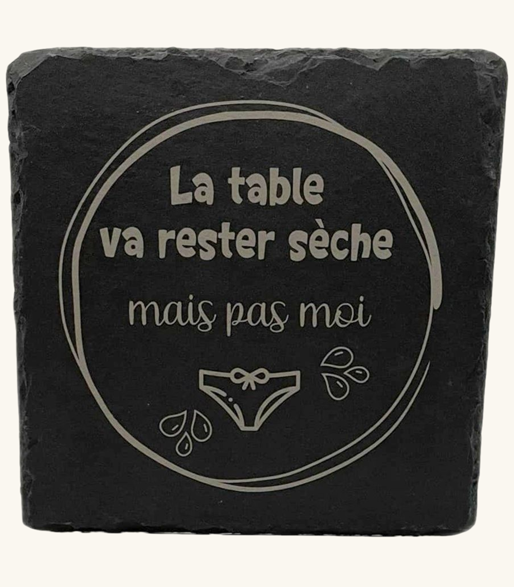 Sous verre rester sèche