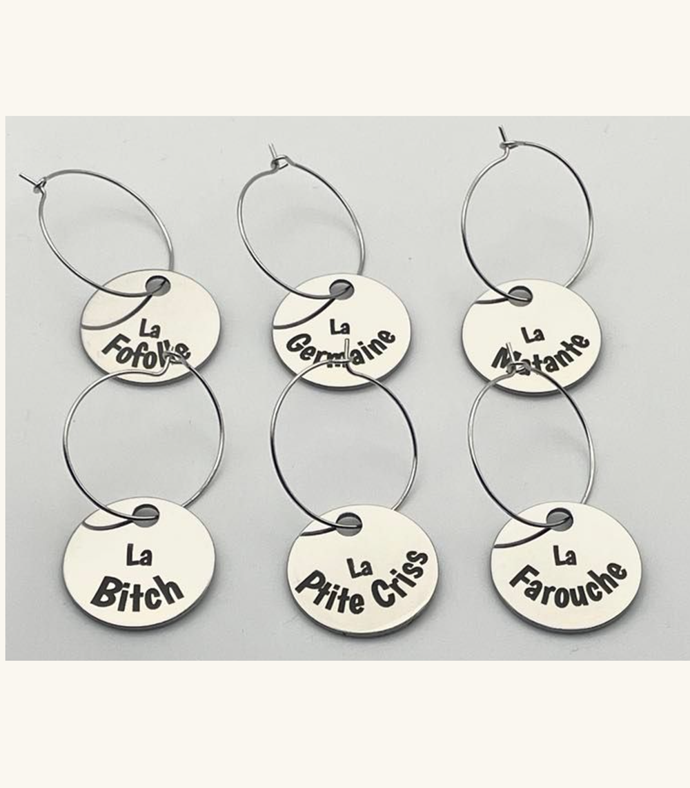 Marqueur de verre Soirée de filles - L'usine à délire