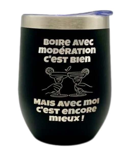 Verre boire avec modération - L'usine à délire
